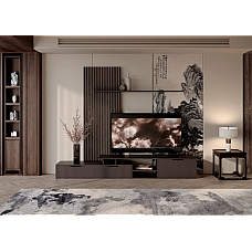 Гостиная Элиор с подсветкой каштан блек трюфель / каштан арвадонная минк ВМК (БРВ) Украина